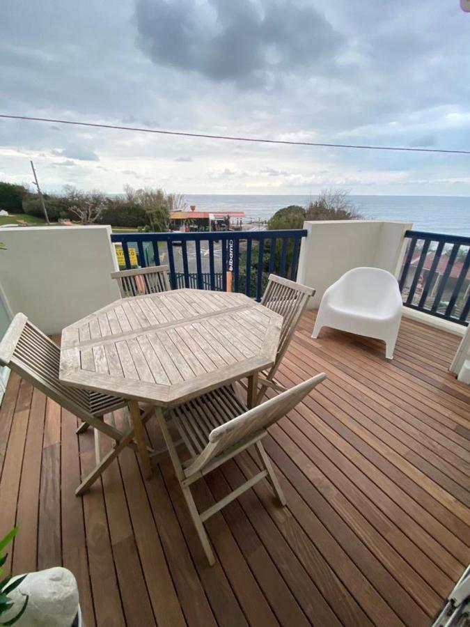 Bel Appartement Vue Mer - 1Er Rang Front De Mer Saint-Jean-de-Luz Exterior foto